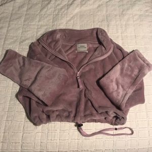 UO Fleece Cropped Top